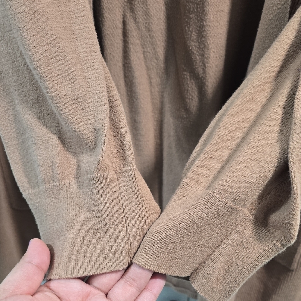 GAP Women's Brown Open-Front Cardigan - Picture 7 of 10